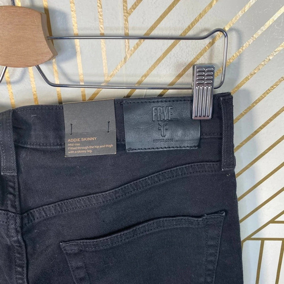 Frye Addie Skinny Jeans in Black Ember Wash‎ - Picture 10 of 11